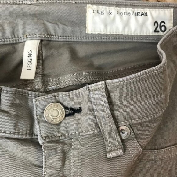 Rag & bone  Khaki Coloured Jeans Size 26 - Picture 7 of 7